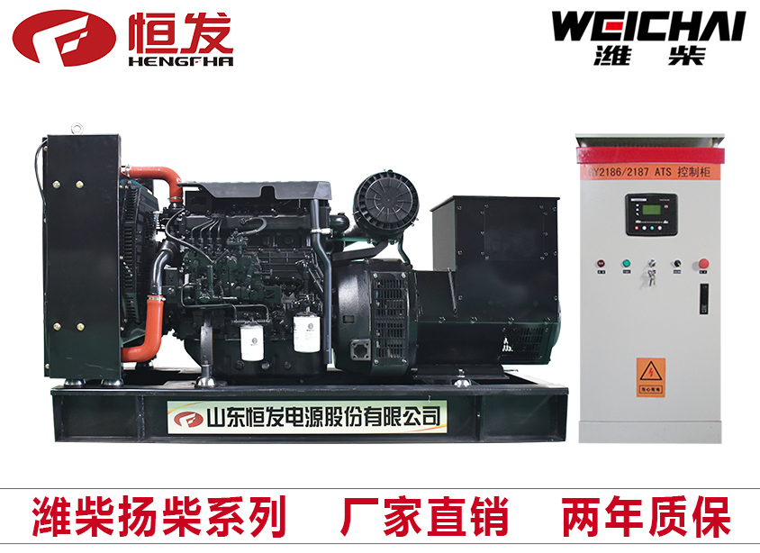潍柴扬柴系列50kw柴油发电机组厂家直销全自动化