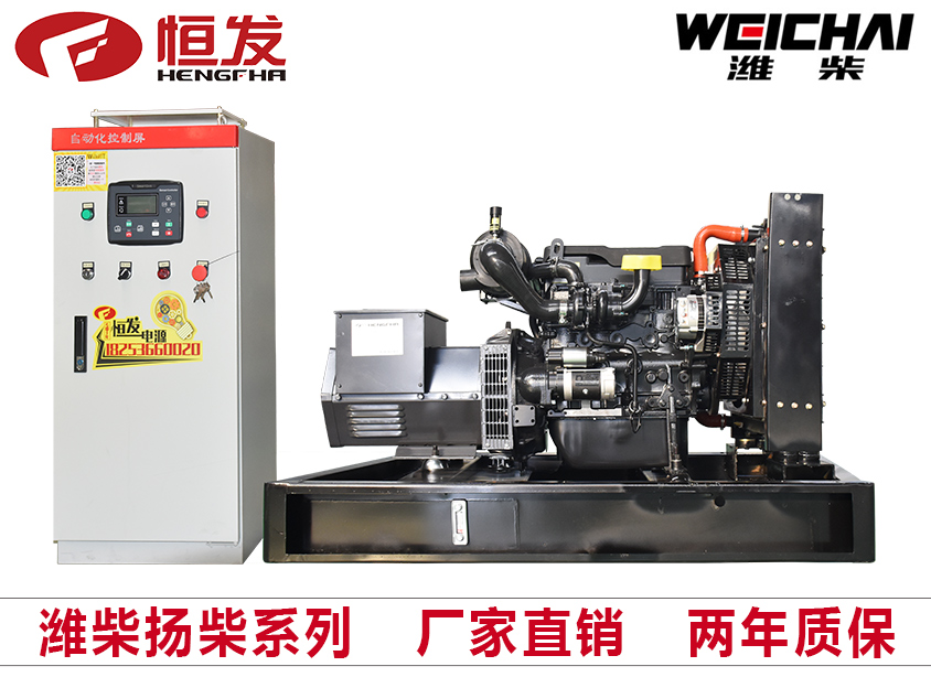 潍柴扬柴系列30kw柴油发电机组厂家直销全自动化