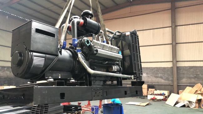 发往河北 保定的潍柴发电机组