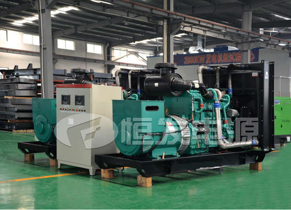 2台250kw康明斯柴油发电机组并机试机完成
