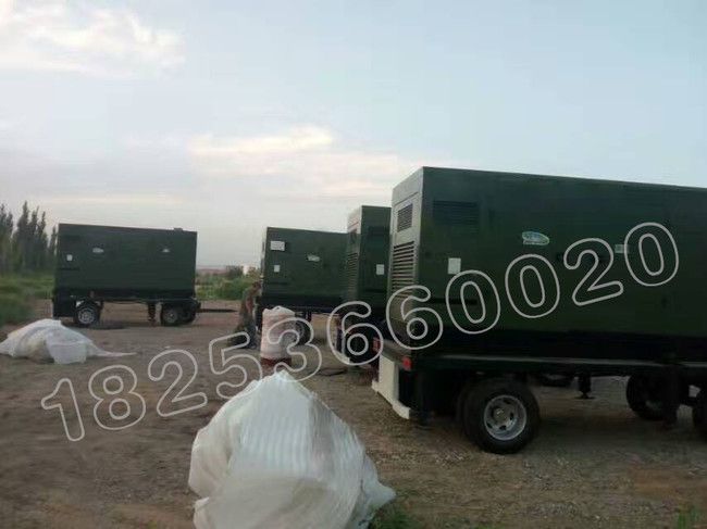 新疆库尔勒部队采购4台200kw潍柴股份移动式柴油发电机组