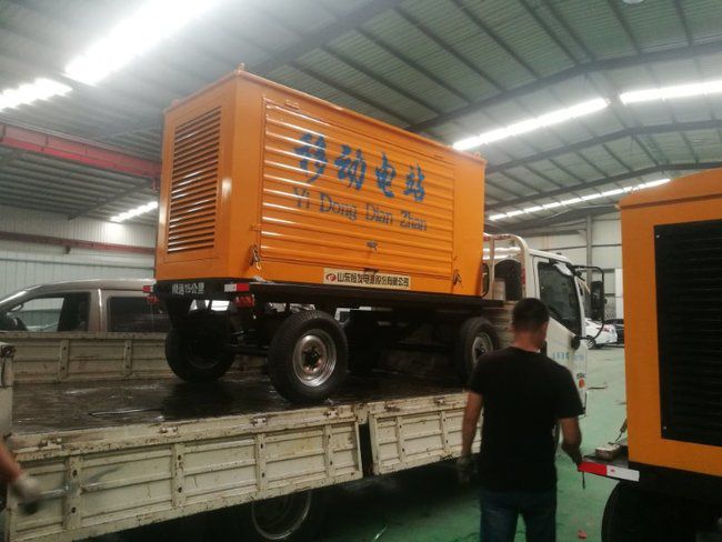 150kw发电机组发往河北省