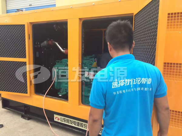 200kw康明斯静音柴油发电机组调试安装完成